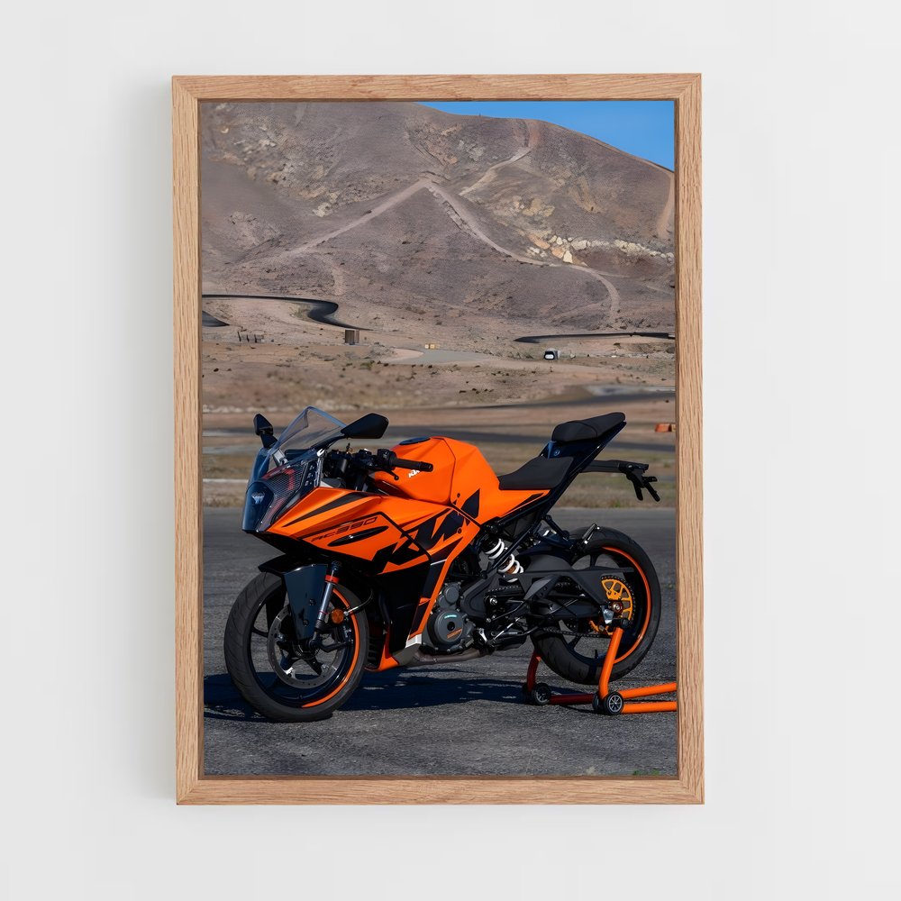 Poster Chevalier des Montagnes – affiche KTM Moto (vue 4)